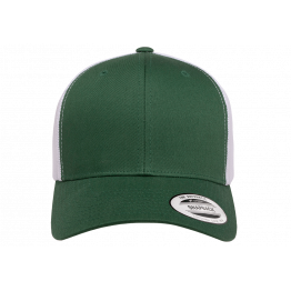 Кепка FlexFit 6606T Retro Trucker - Evergreen/White