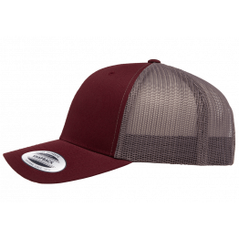 Кепка FlexFit 6606T Retro Trucker - Maroon/Grey