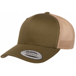 Кепка FlexFit 6606T Retro Trucker - Moss Green/Khaki