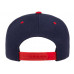 Кепка FlexFit 6089MT - Classic Snapback Navy/Red
