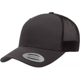 Кепка FlexFit 6606 Retro Trucker - Charcoal