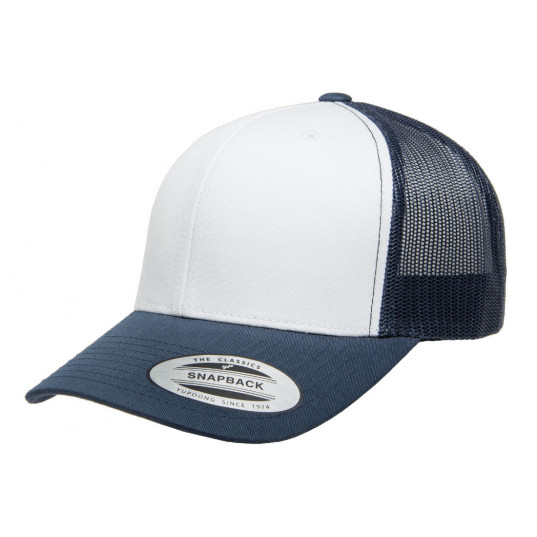 Кепка FlexFit 6606W Retro Trucker - Navy/White/Navy
