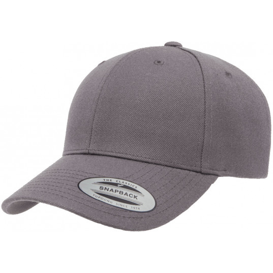 Кепка FlexFit 6789M - Curved Visor Snapback Dark Grey