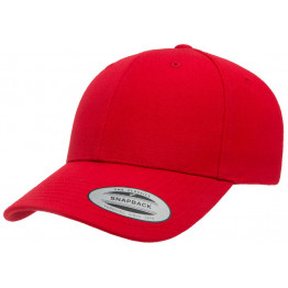 Кепка FlexFit 6789M - Curved Visor Snapback Red