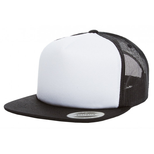 Кепка FlexFit 6005FW NO FOAM Trucker Black/White/Black
