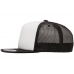 Кепка FlexFit 6005FW NO FOAM Trucker Black/White/Black