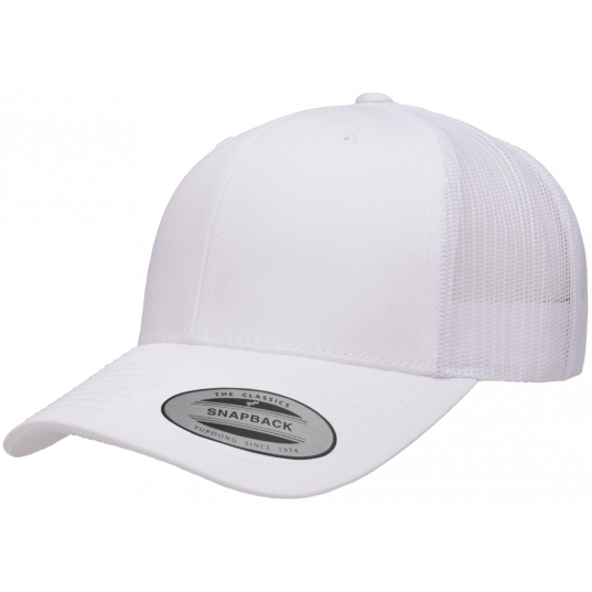 Кепка FlexFit 6606 Retro Trucker - White